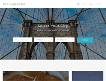 Tablet Screenshot of 49thingstodo.com